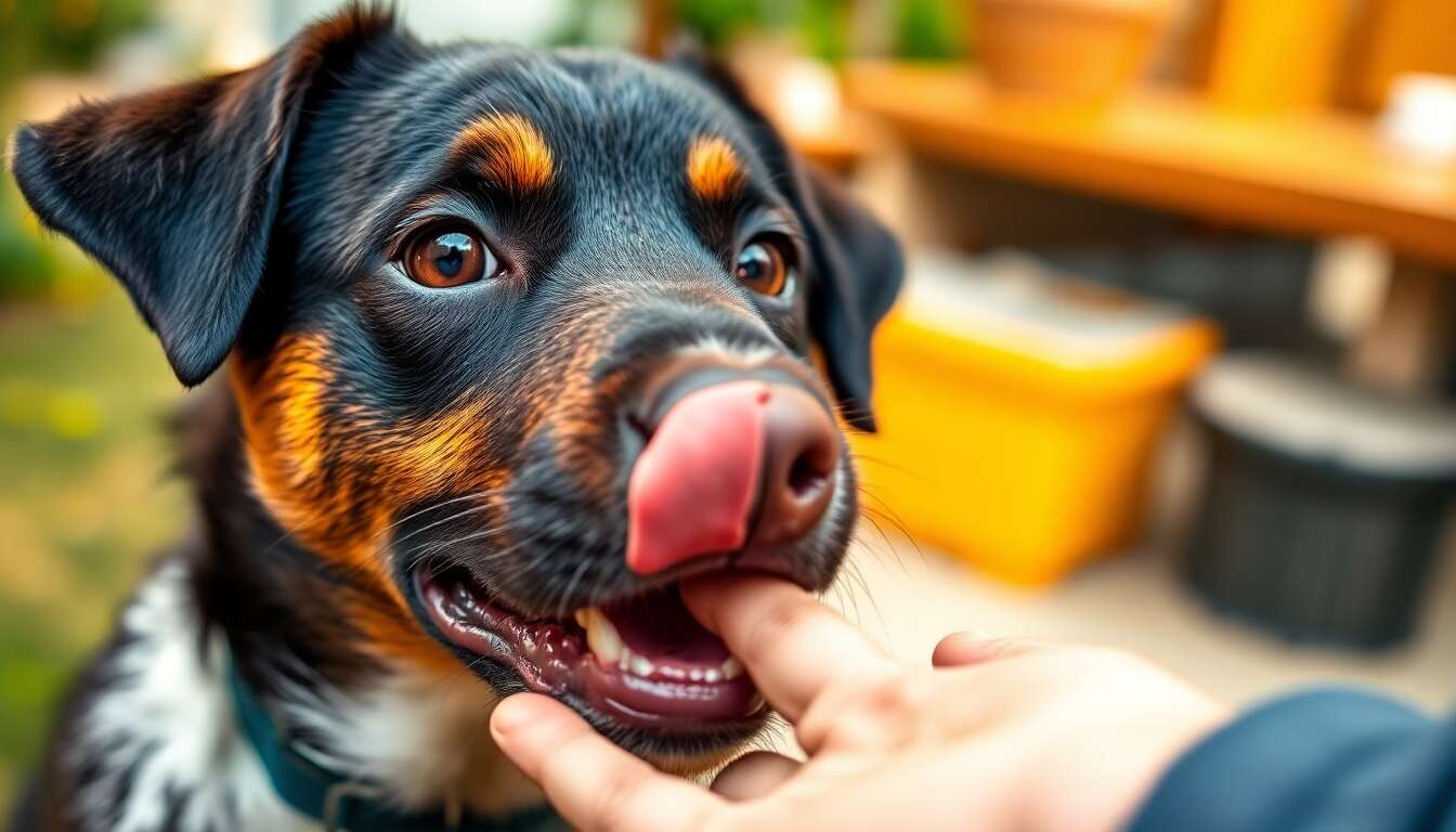 Pourquoi mon chien me lèche-t-il ?