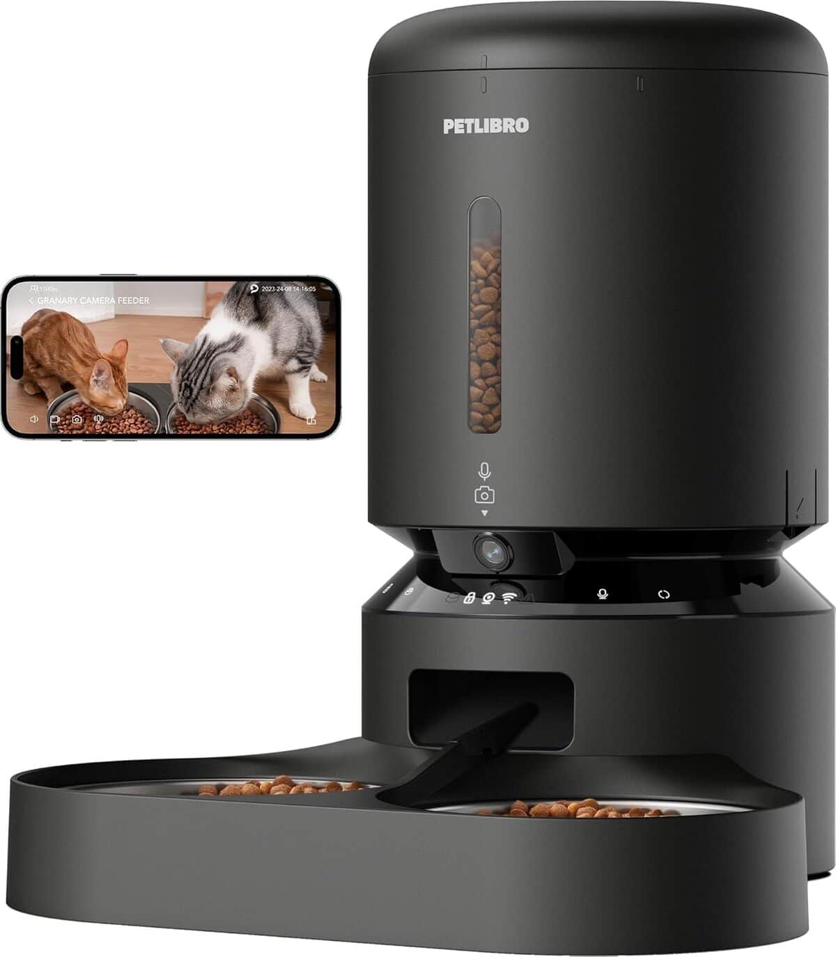 Test : pETLIBRO distributeur de croquettes 2 chats avec caméra 1080p