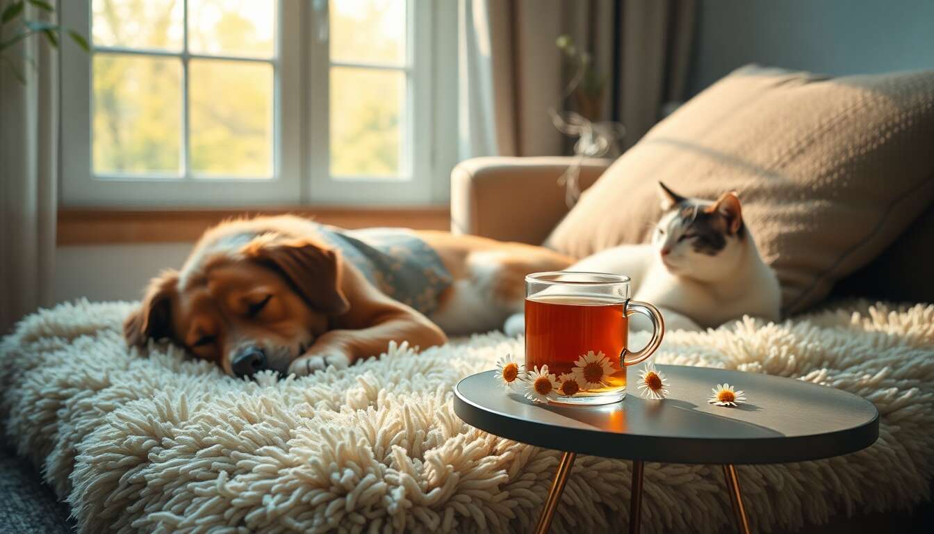 Comment administrer la camomille à votre chien ou chat Comment administrer la camomille à votre chien ou chat