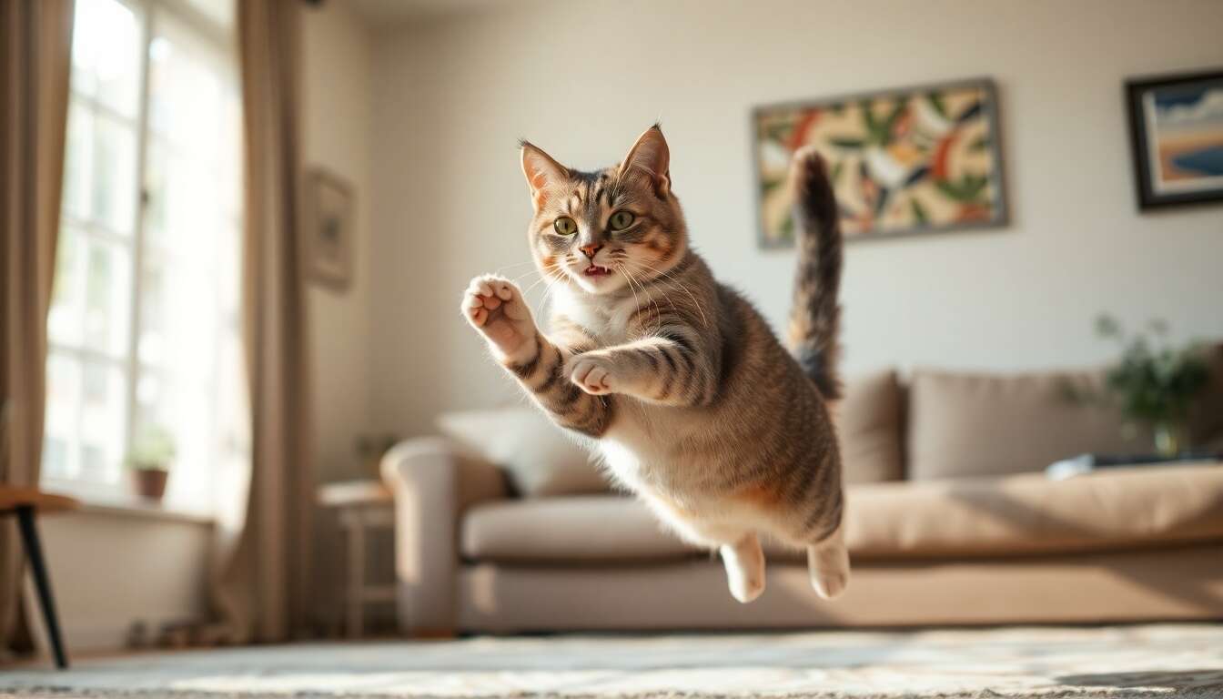 Pourquoi les chats retombent-ils toujours sur leurs pattes ?