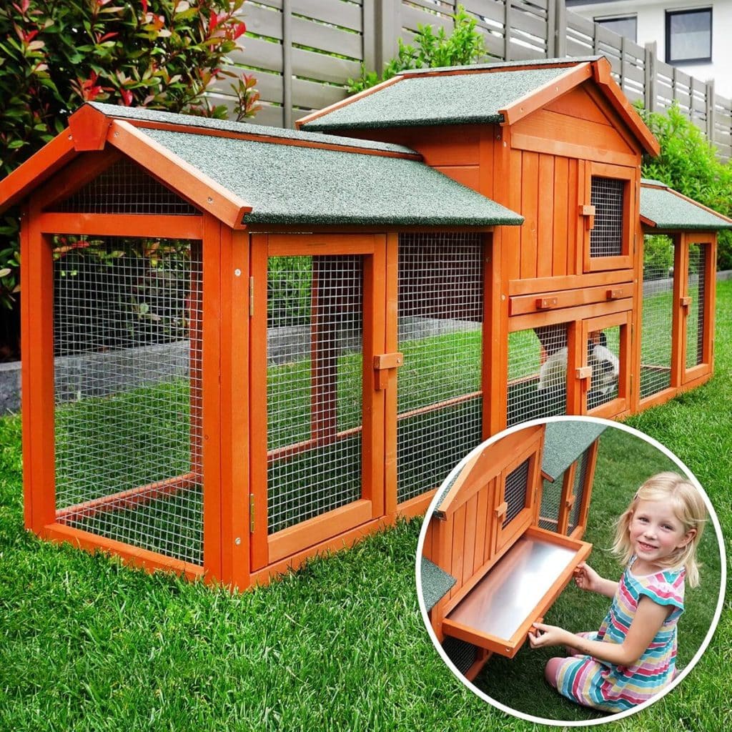 Test de la cage clapier XXL pour petits animaux de 210 cm