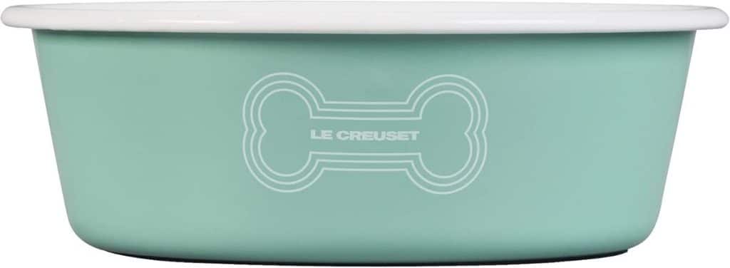 Test : gamelle en acier émaillé pour chien Le Creuset Taille L 6 tasses verte