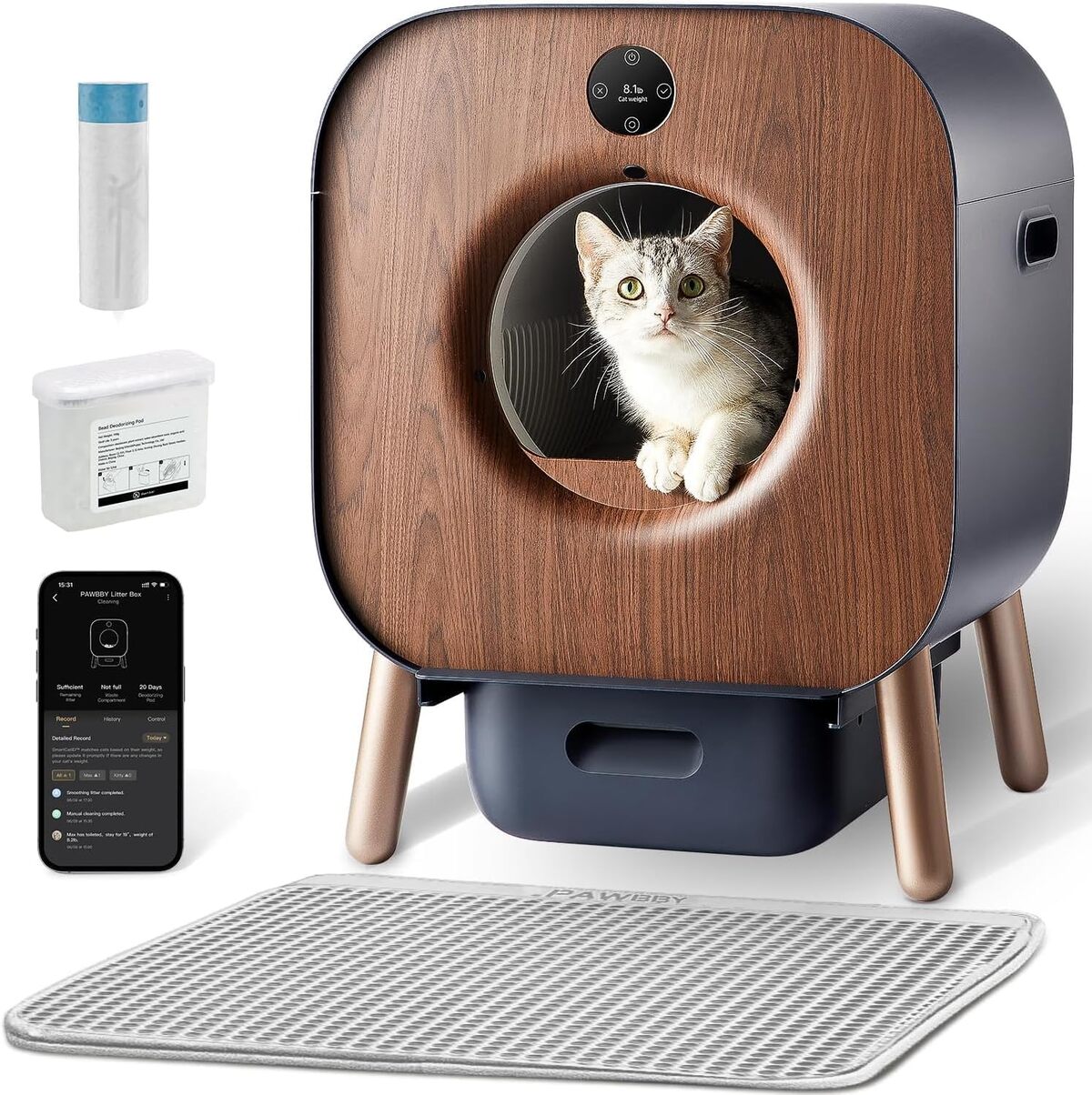 Test : litière autonome PAWBBY P1 Ultra, efficacité et confort pour votre chat