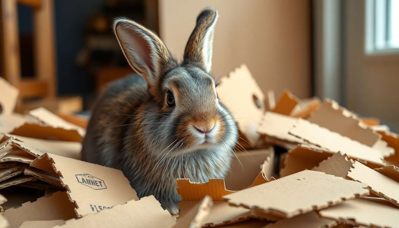 Pourquoi les lapins sont-ils attir&eacute;s par le carton