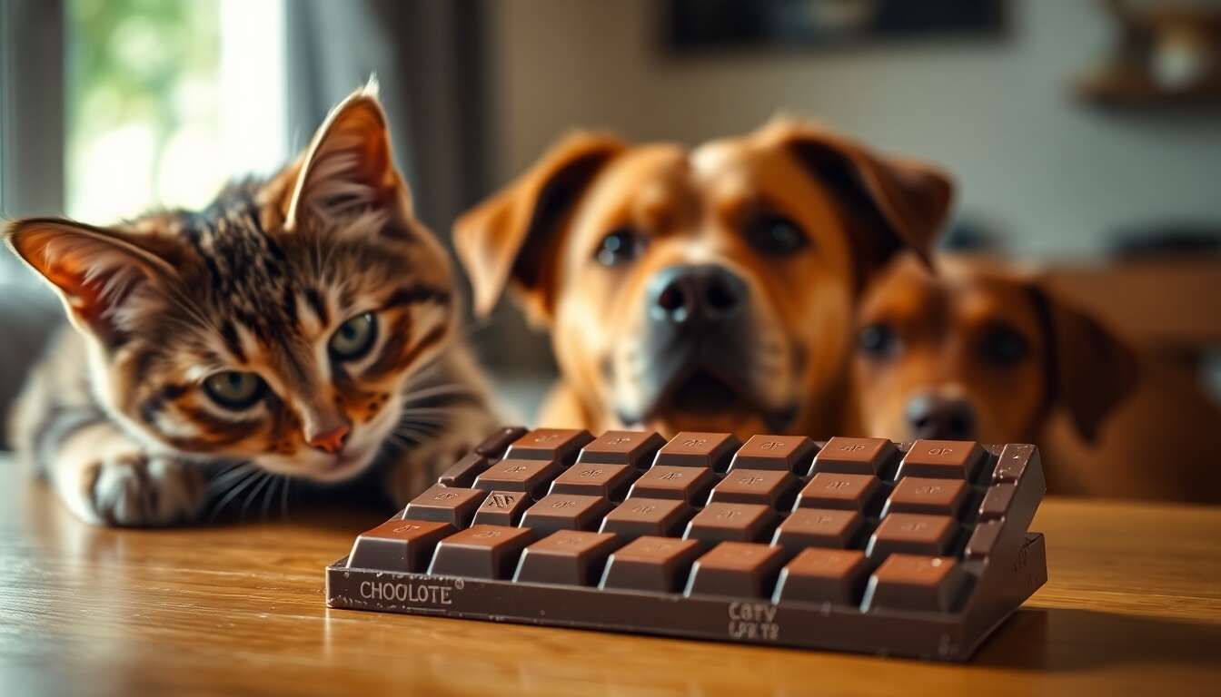 Le chocolat, aliment toxique pour nos animaux