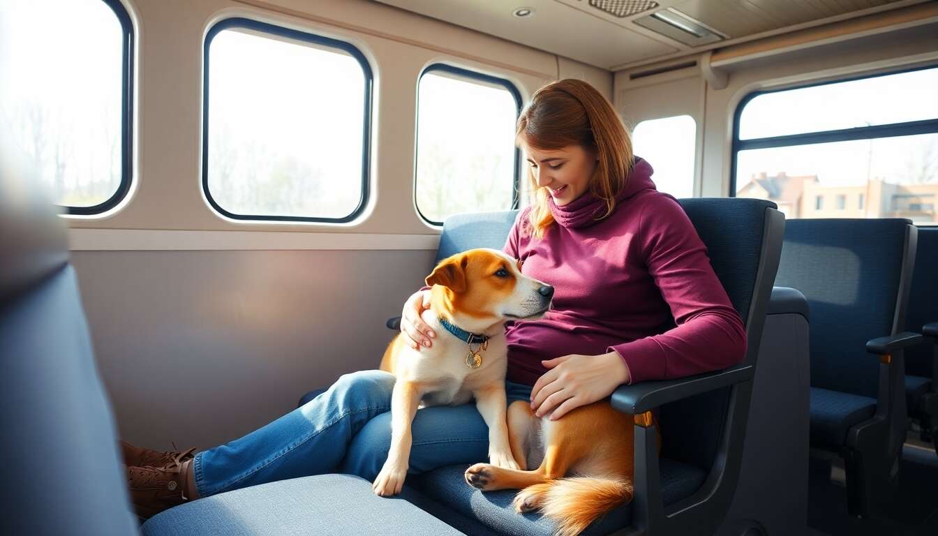 Voyager en train avec son animal de compagnie : conseils pratiques