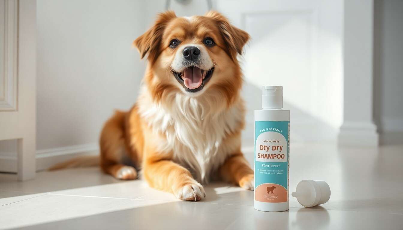 Les diff&eacute;rents types de shampoings secs pour chien