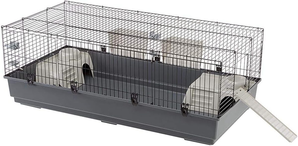 Test de la cage Ferplast Rabbit 140 pour lapins et cochons d'Inde