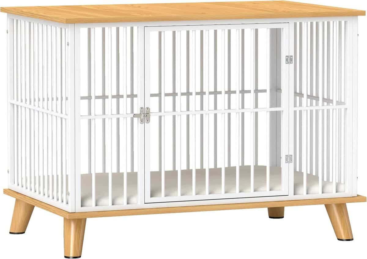 Test de la cage pour chien PawHut, maison pratique avec coussin