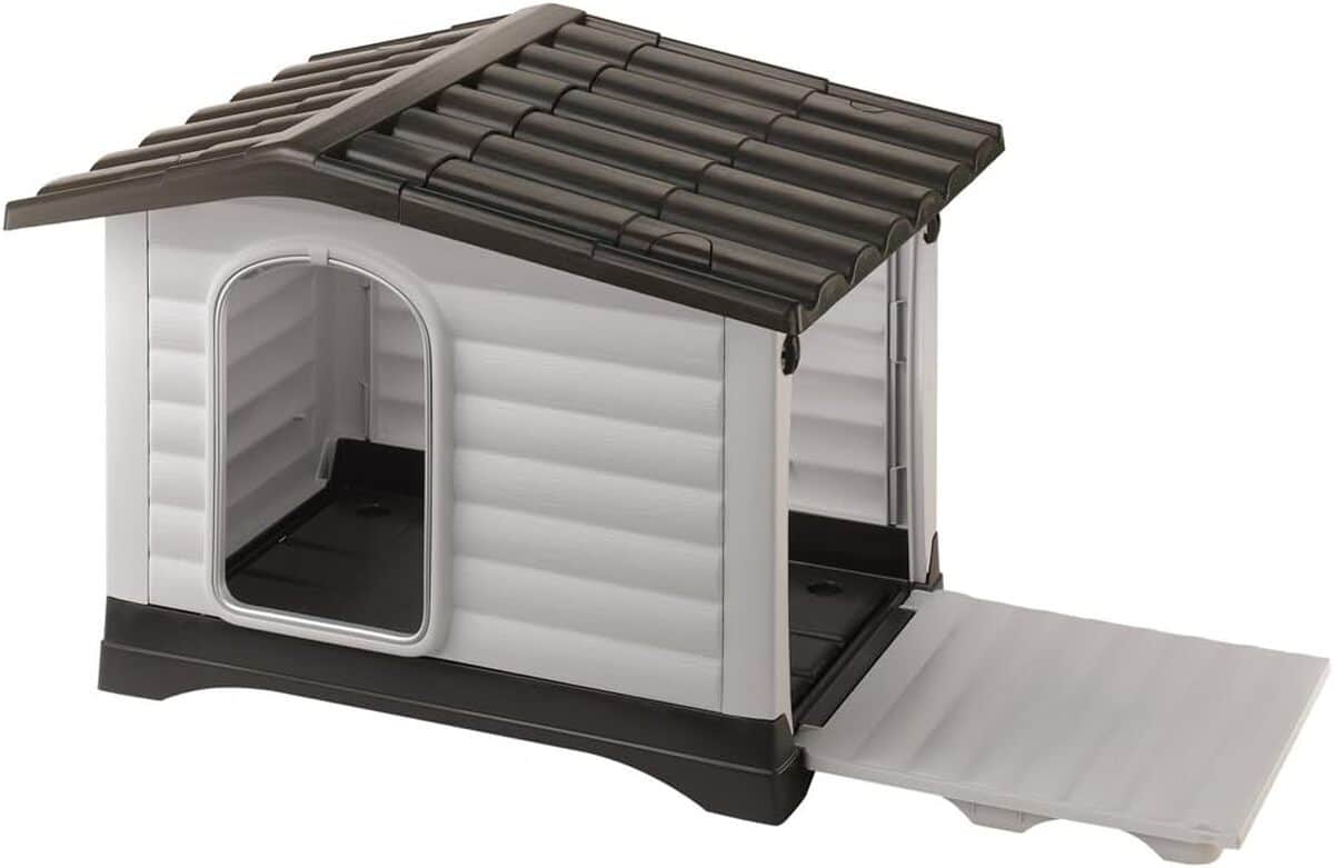 Test : niche pour chien Ferplast Dogvilla 110, côté ouvrable et aération efficace