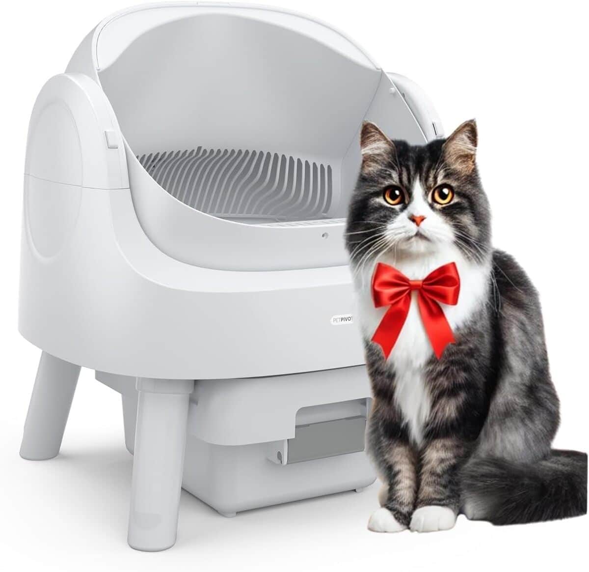 Test : petPivot litière autonettoyante ouverte