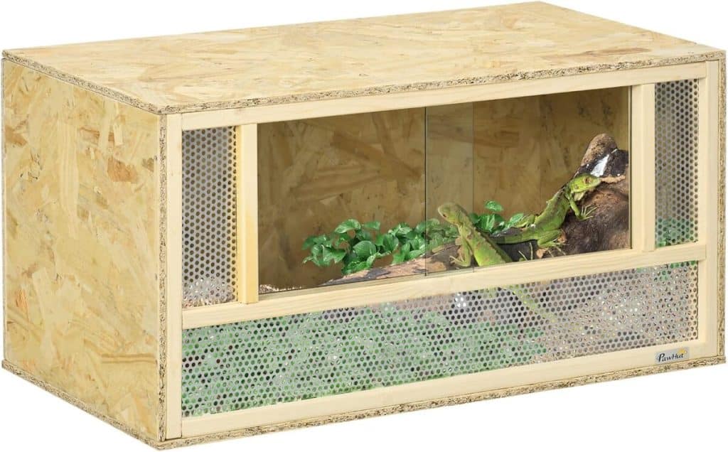 Test : terrarium en bois PawHut pour reptiles et batraciens