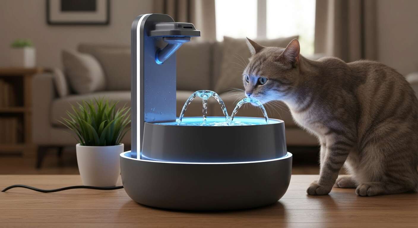 Fontaine à eau pour chat : une innovation pour l'hydratation féline
