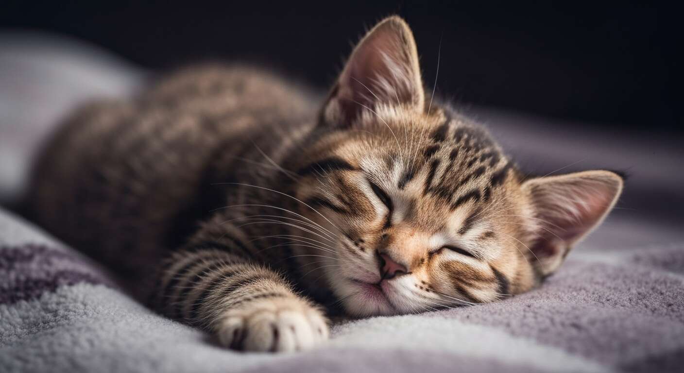 Chaton Endormi : adorable Compagnon à Découvrir