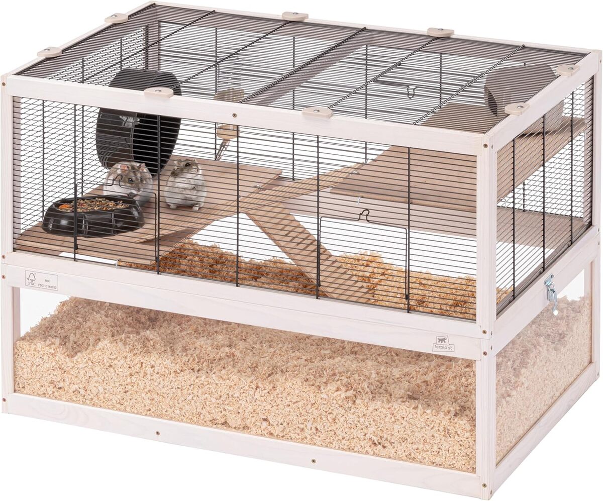 Test : cage hamster Ferplast Domster, 3 niveaux