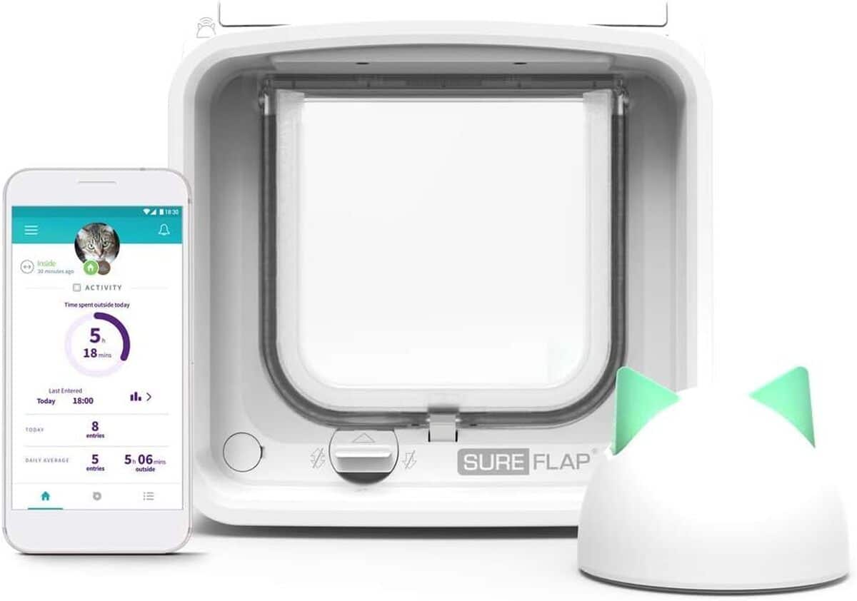 Test de la chatière électronique connectée Sure PetCare : dualScan et contrôle par appli