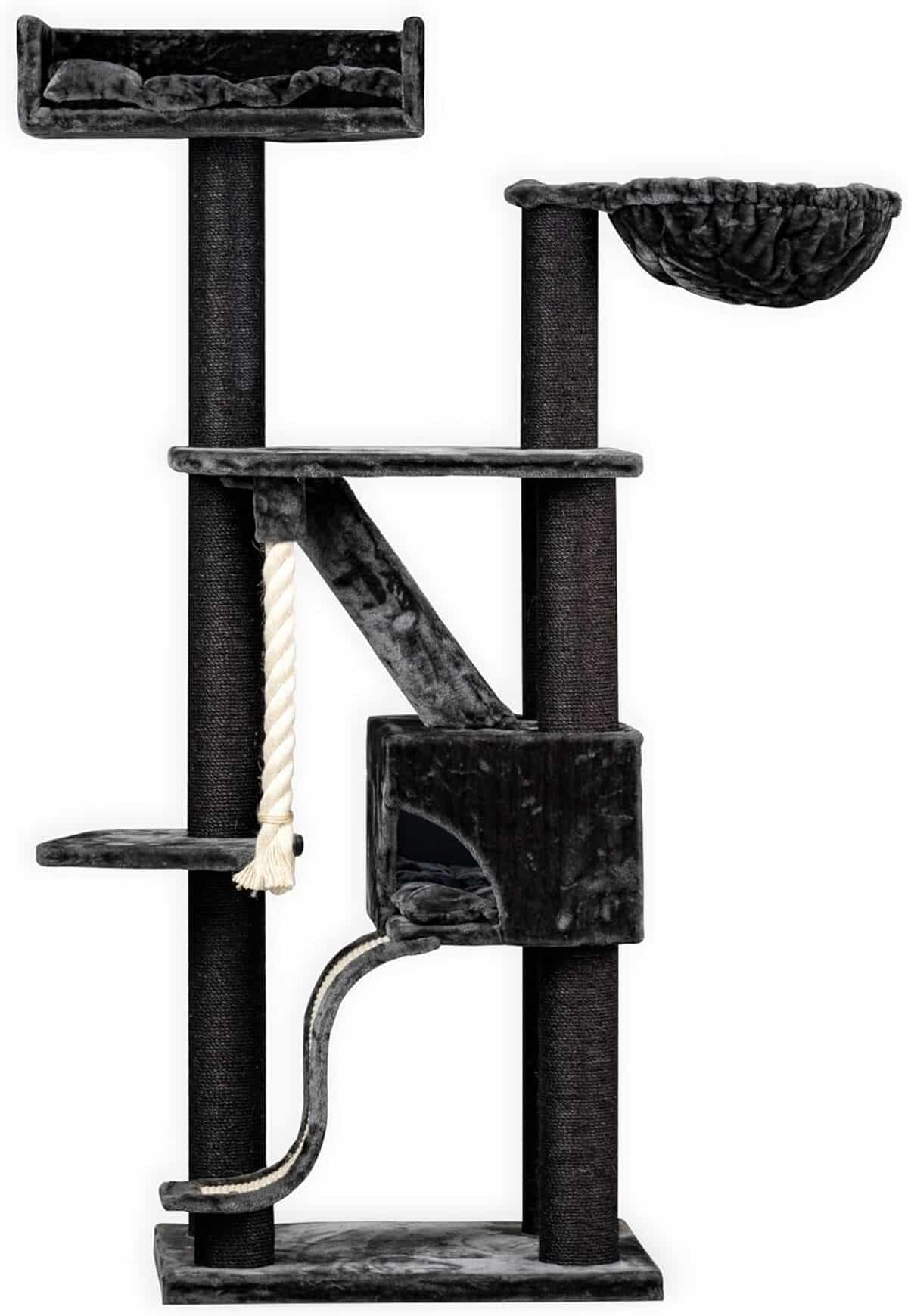 Test de l'arbre à chat XXL Kilimandjaro Blackline pour grands chats