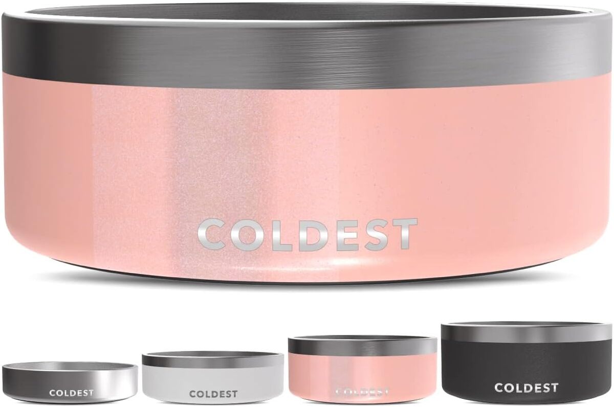 Test : gamelle isotherme antirouille 1, 8 l paillettes rose éternel