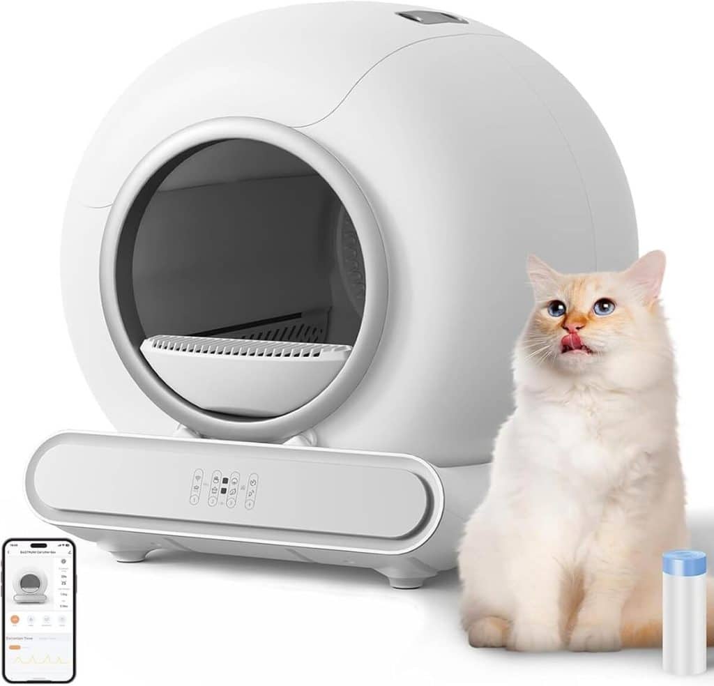 Test de la litière auto-nettoyante électrique 65 l pour chats multiples