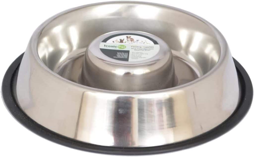 Test : gamelle Iconic Pet en acier inoxydable taille L 1, 3 l pour une alimentation lente