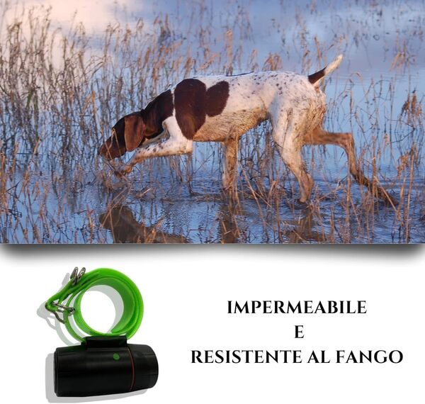 Multisound - Collier Beeper Manuel pour Chien de Chasse. Totalement étanche et Audible de Grandes Distances.