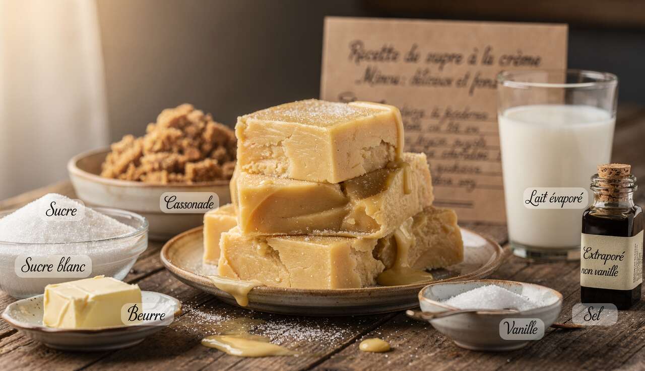 Recette de sucre à la crème Minou : délicieux et fondant