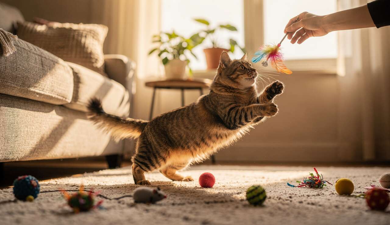 Jouer avec son chat : pourquoi et comment ?