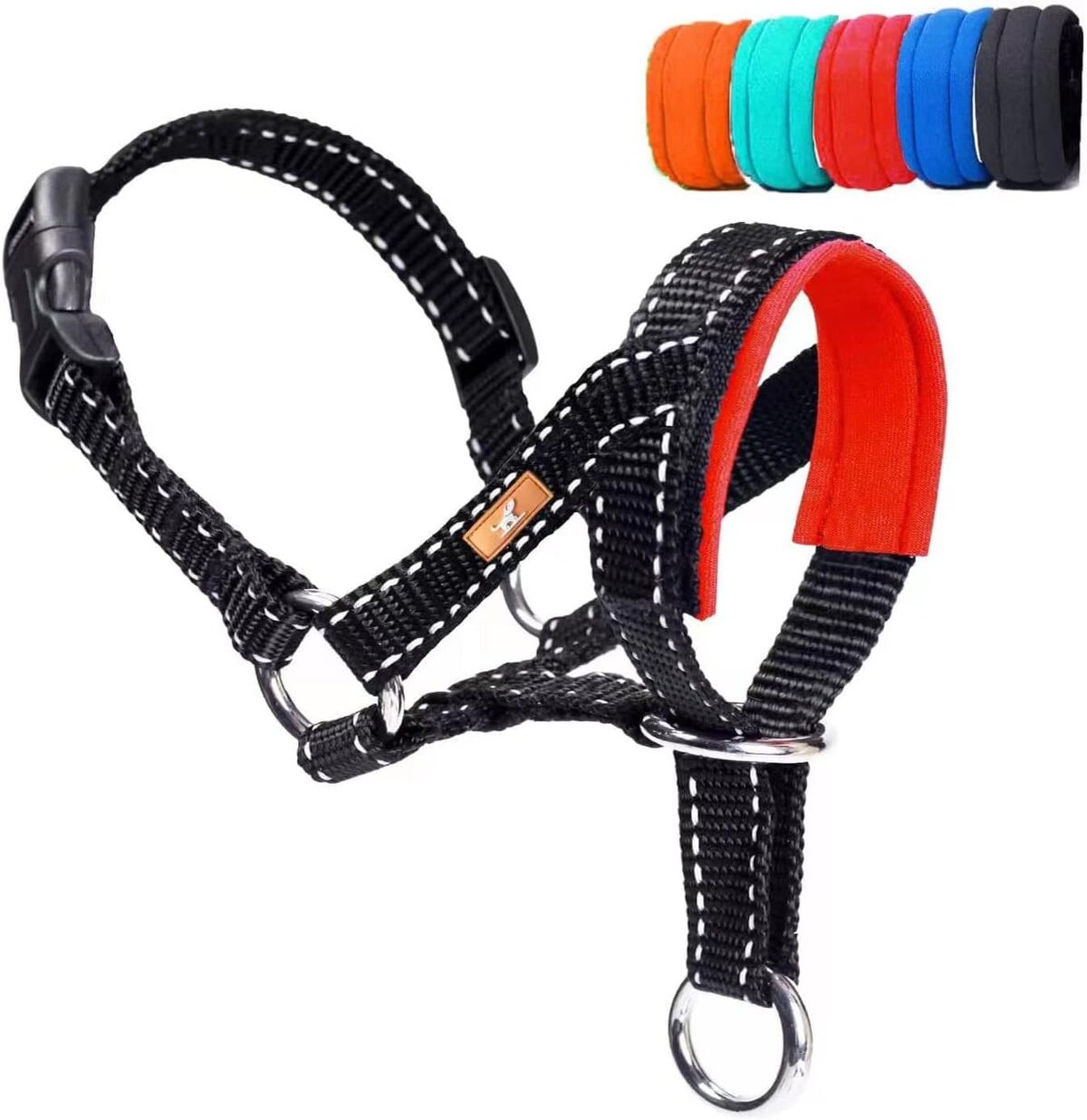 Avis sur le collier de tête réfléchissant (L, rouge) pour chien