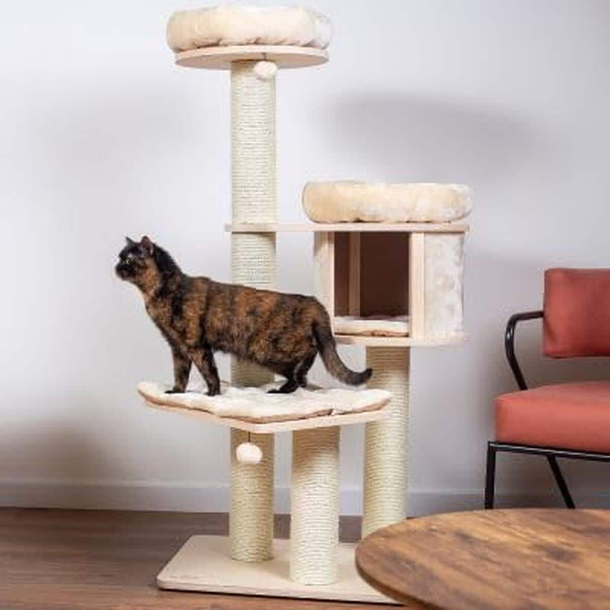 Test arbre à chat Natural Paradise Magnolia L : confort et design à 137 cm