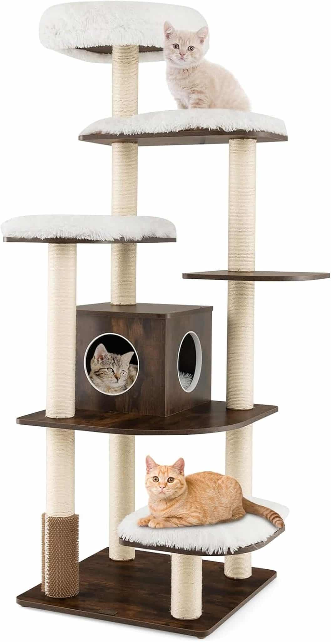 Test : arbre à chat XXL 175 cm Goplus, 6 niveaux