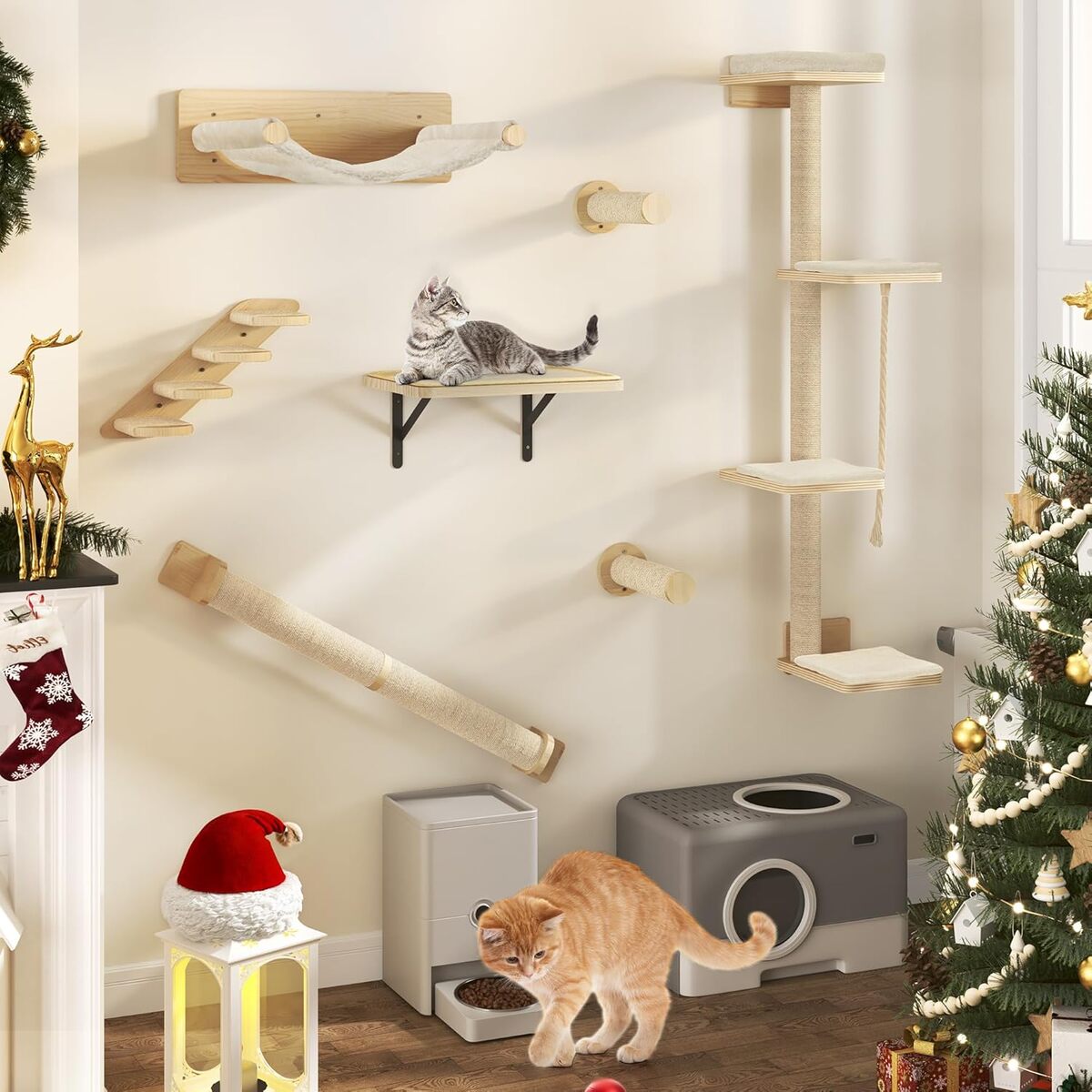 Test : yITAHOME murs d'escalade pour chat en bois