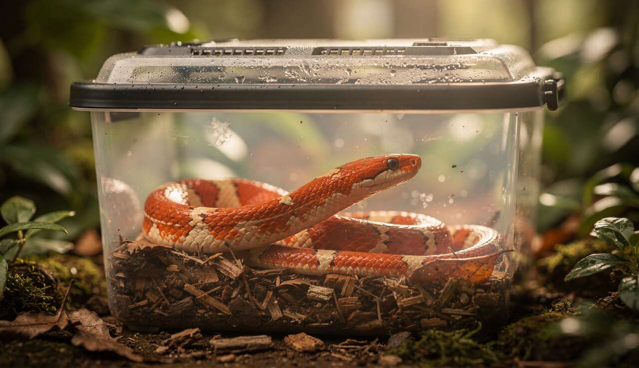 Comment installer une Faunabox pour serpent des blés juvénile ?