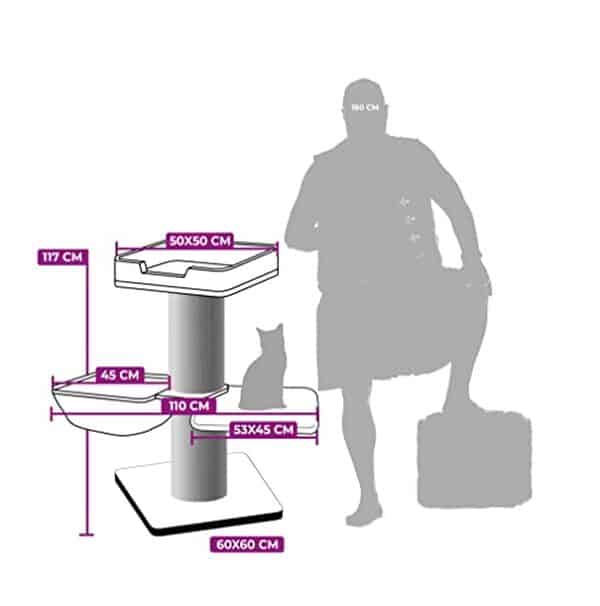 Découvrez le meilleur arbre à chat pour grands chats : confort, stabilité et design innovant pour satisfaire votre maine coon géant