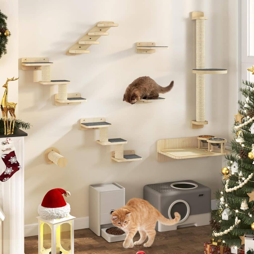 Test : arbre à chat YITAHOME mural, escalade pour félin