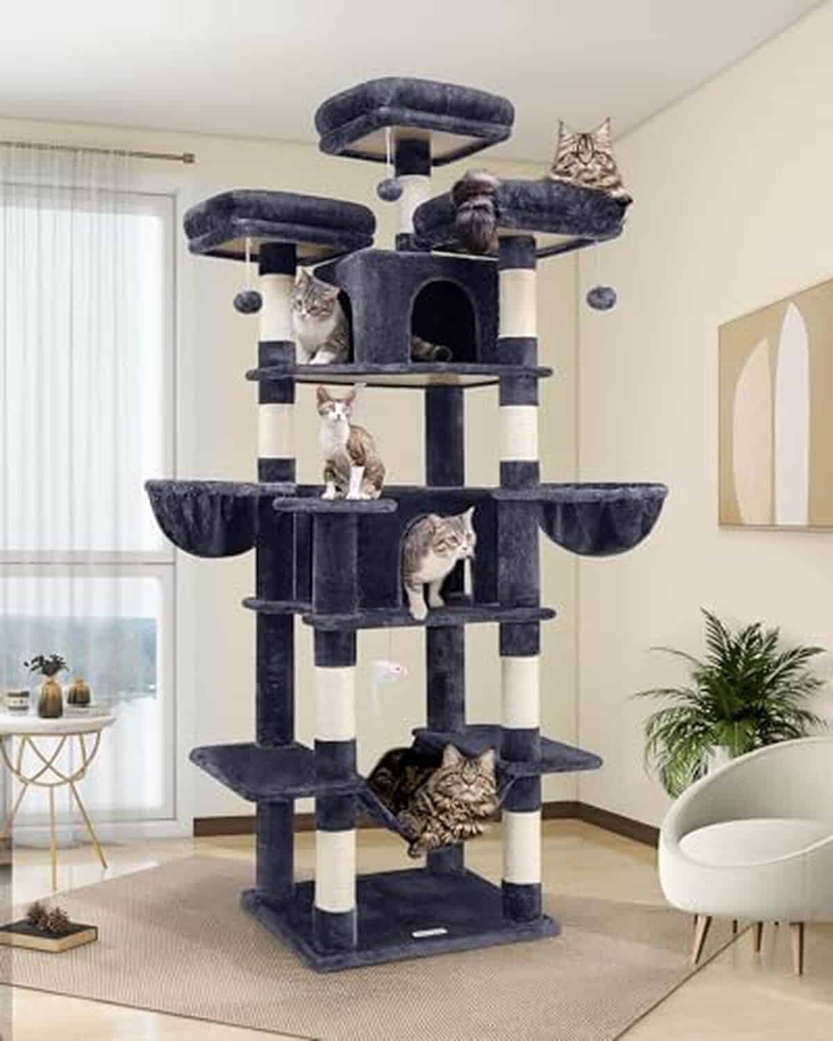 Test de l'arbre à chat XXL Globlazer : un paradis pour vos félins