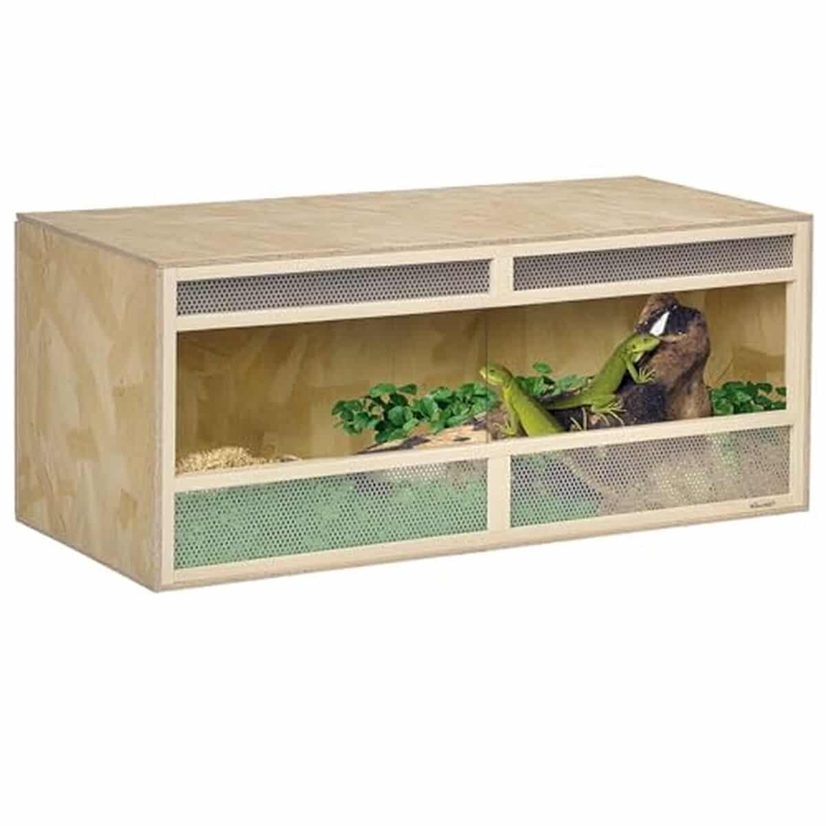 Test du terrarium OSB PawHut avec porte coulissante en verre