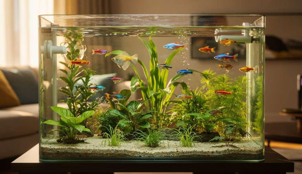 Comment éliminer le voile blanc à la surface de votre aquarium ?