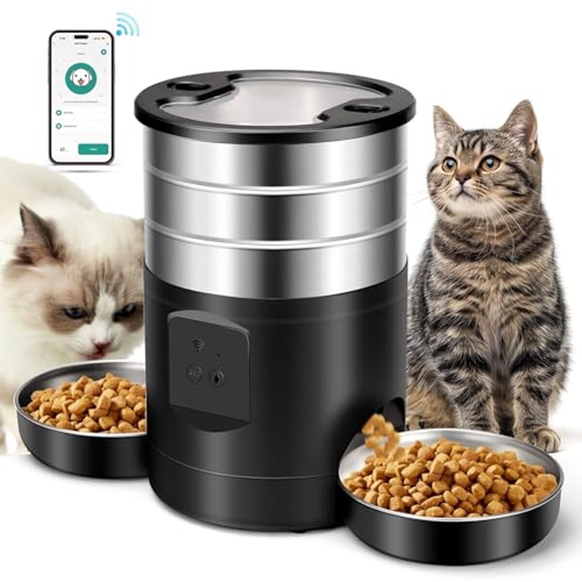 Test du distributeur automatique croquettes PetFeeder 5L : alimentation connectée pour chats et chiens