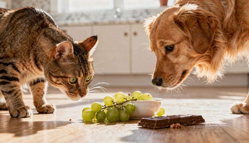 Quels aliments communs sont toxiques pour vos chats et chiens ?