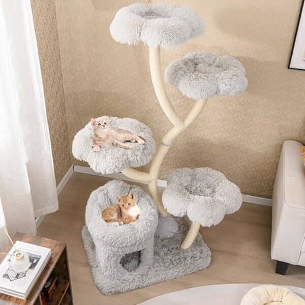 Découvrez notre test complet de l'arbre à chat incurvé Goplus 165 cm XXL : une oasis de jeu et de détente pour vos félins. Une structure robuste, facile à assembler, pour satisfaire les instincts naturels de vos compagnons.