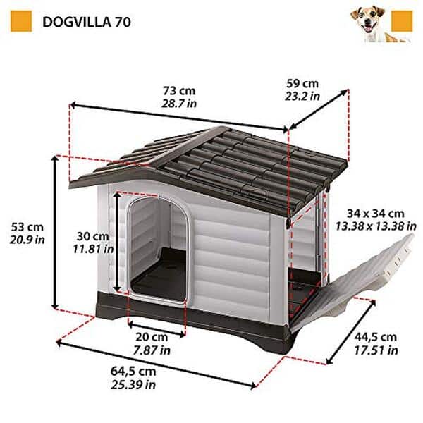 Test complet de la niche pour chien Ferplast DOGVILLA 70 : durabilité, ventilation et confort pour votre animal de compagnie.