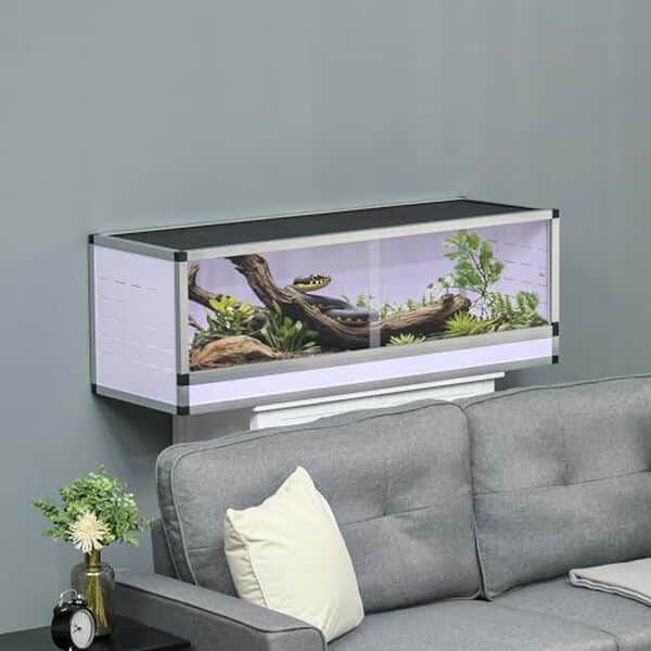 Découvrez notre test complet du terrarium en aluminium Mesh PawHut 120x40x40 cm : design innovant, matériaux de qualité et espace optimal pour garantir le bien-être de vos reptiles.