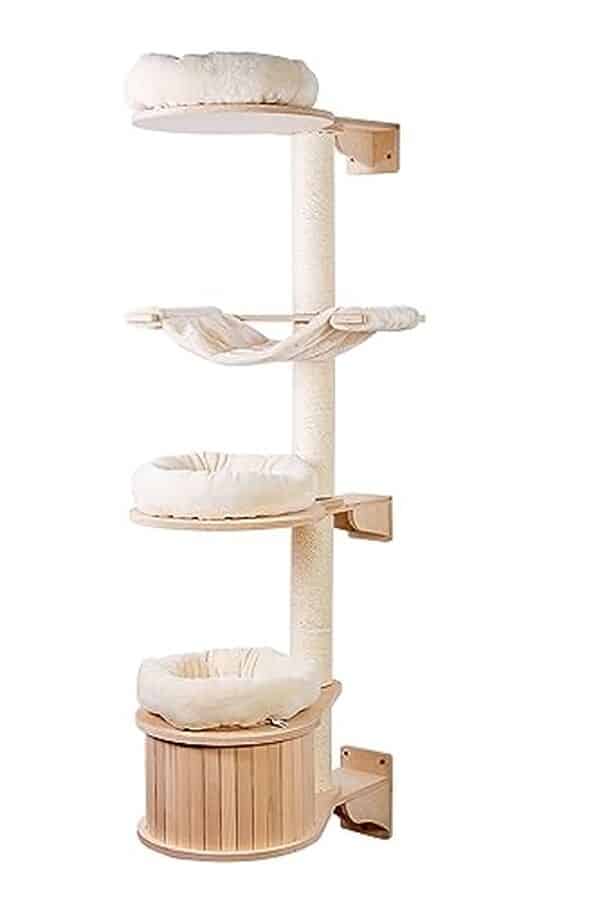 Découvrez notre analyse complète du natural Paradise arbre à chat mural Magnolia. Élégance et fonctionnalité réunies pour offrir à votre chat un environnement confortable et sécurisé.