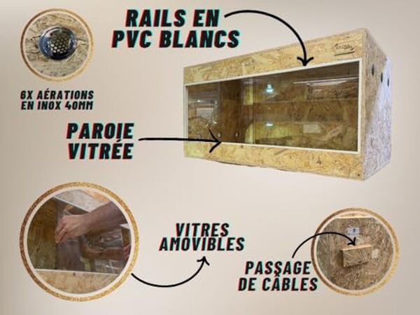 Découvrez notre test détaillé du terrarium OSB 3 120x60x60 : caractéristiques, avantages et conseils pour un habitat optimal pour vos reptiles et amphibiens.