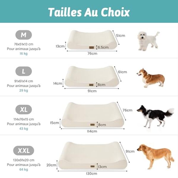 Découvrez notre analyse détaillée du panier orthopédique Cozy Kiss conçu pour offrir un maximum de confort et de soutien aux très grands chiens. Avis, caractéristiques, et avantages expliqués.