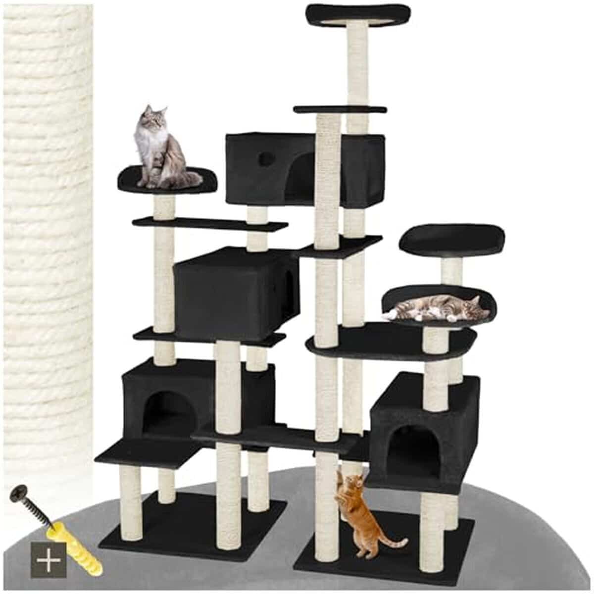 Test : arbre à chat XXL tectake 214 cm