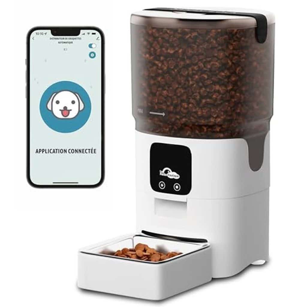 Test : distributeur de croquettes connecté 6L wifi anti-glouton