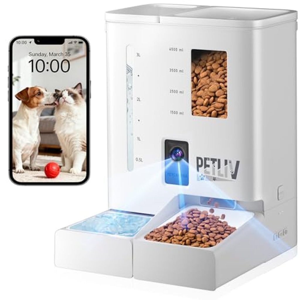 Test du distributeur automatique PETLIV 5 L connecté via Wi-Fi