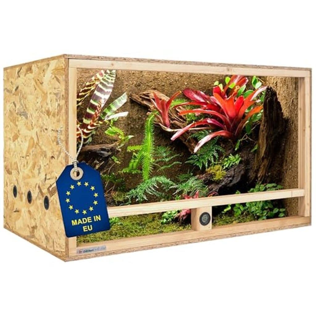 Test du terrarium bois ITA 120x60x60 cm avec ventilation & hygromètre intégré