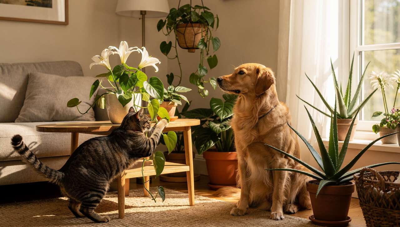 Plantes toxiques pour chiens et chats : comment les identifier ?